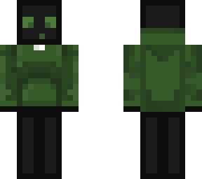 dark slime with green hoodie