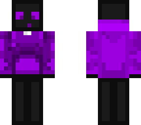 dark slime with purple hoodie