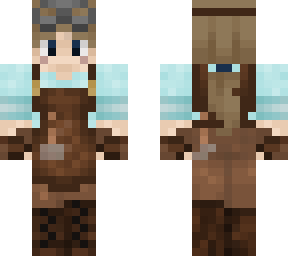 female blonde blacksmith