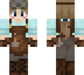 female blonde blacksmith