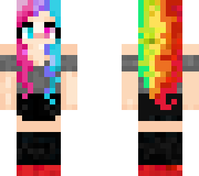 rainbow skin