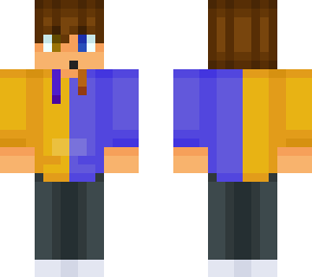 yellow and purple hoodie