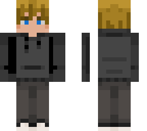 blonde guy in black hoodie