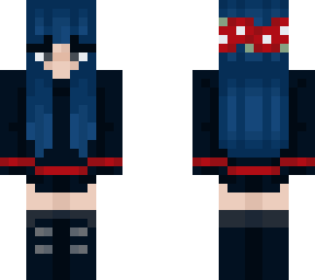 blue hair