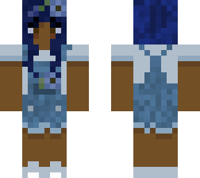 blue overalls : 3