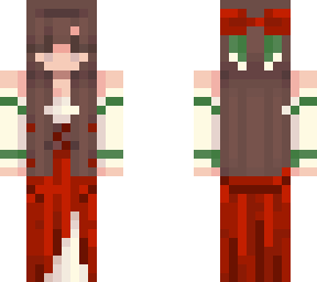 christmas dress skin