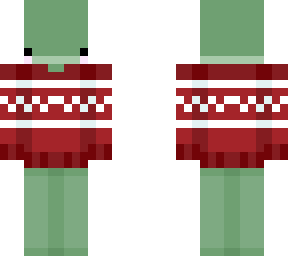 christmas sweater frog