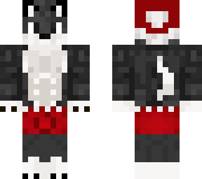 furry muscle wolf