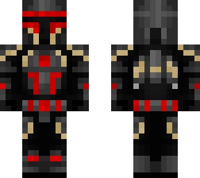 red and gold mando