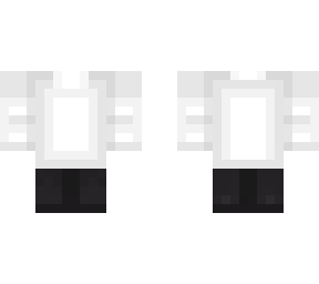 white long sleeve shirt and black shorts (base)