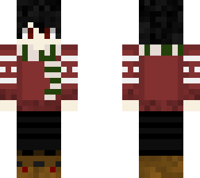 black and red christmas