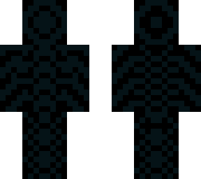 black w/ blue glow cyberman