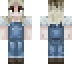 blonde farmer girl w/ glasses