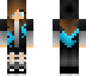 blue hair girl