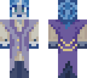 blue person