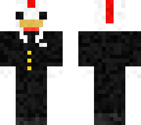 chicken in a suit