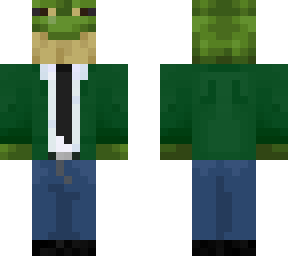 frog man in jeans