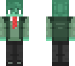 green tie man