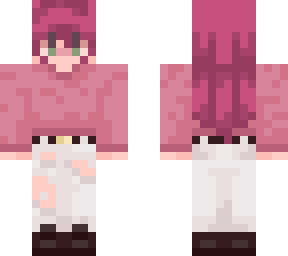 pink sweater