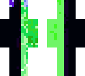 the black and green skin