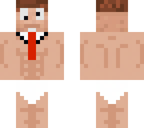 brock with a tie