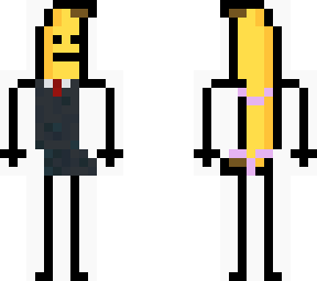 business in the front and party in the back banana
