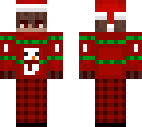 minecraft christmas wow skin