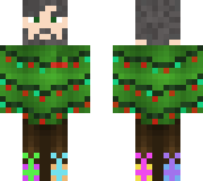 old man christmas tree