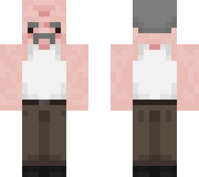 old man with mustache