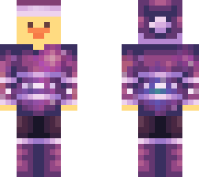 purple christmas ducky