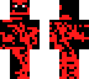 scary red man