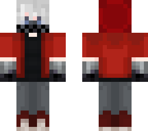 aiden traje de heroe pelo blanco