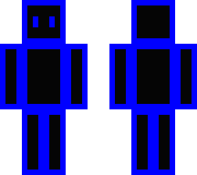 blue and black