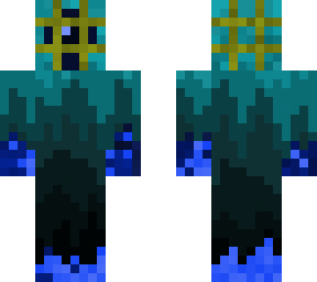 blue drowned "diver"