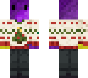christmas purple guy