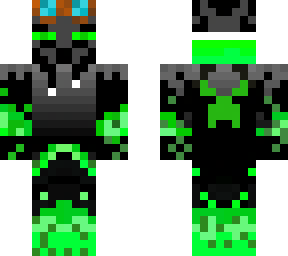 darkrewriter and granreescritor skin. green enderman themed