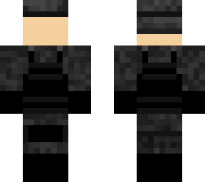 gray camouflage soldier template