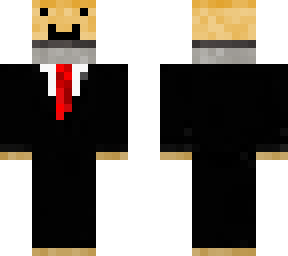 pie in a suit