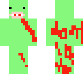 pig green  monster