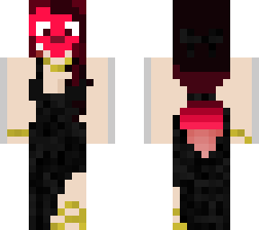 vestido broma heart shaped mask