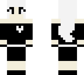 black and white