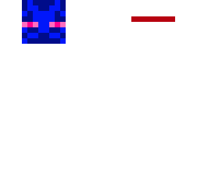 blue enderman mask