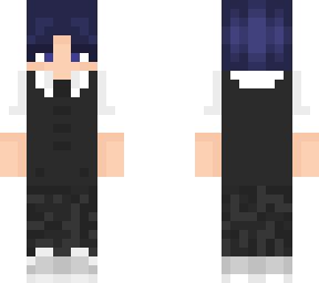 blue haired butler