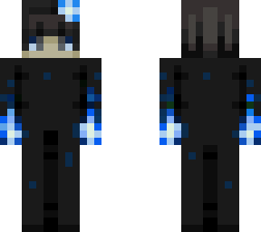 blue neon style