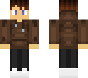 brown hoodie