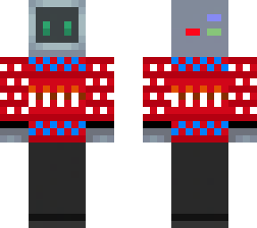 computer with christmas outfit