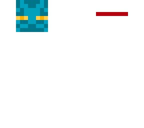cyan enderman mask