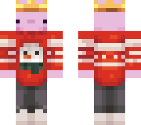 festive axolotl (with crown)