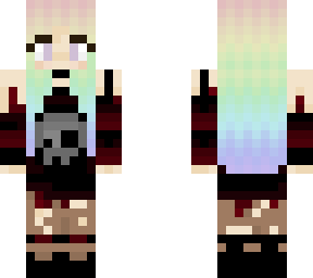 gothic rainbow girl
