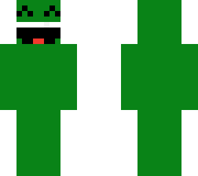 green laughing guy